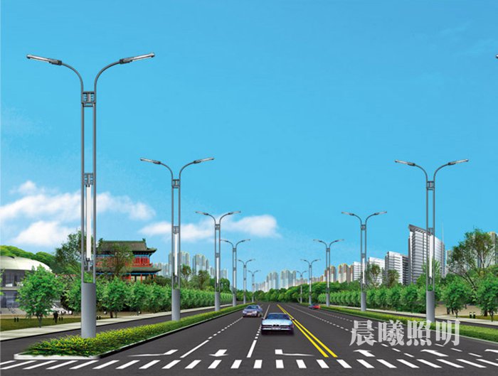 雙臂市電LED路燈